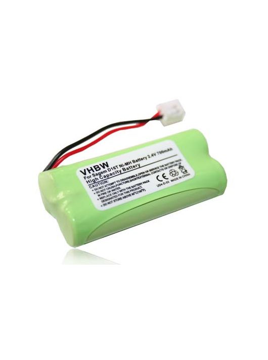 Vezetékes telefon akku Sagem 2SN-AAA55H-S-JP1 - 700 mAh 2,4 V NiMH