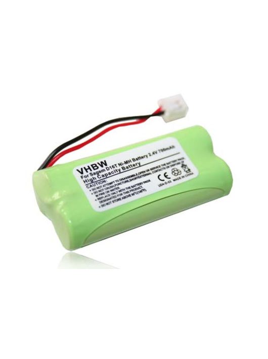 Vezetékes telefon akku Sagem 2SN-AAA55H-S-JP1 - 700 mAh 2,4 V NiMH