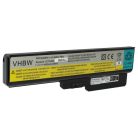 VHBW Notebook akkumulátor  Lenovo 42T4725, 45K1743, 42T4583, 42T4726 - 4400 mAh 11,1 V Li-Ion, fekete