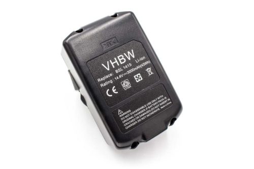 VHBW Elektrowerkzeug Akku Hitachi / Hikoki 329877, 329083, 329901 - 3000 mAh, 14,4 V, Li-Ion