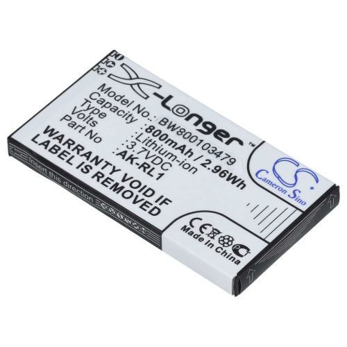 VHBW Senior Mobile Phone Battery for Emporia AK-RL1 - 800 mAh 3.7 V Li-Ion - Smartphone Battery