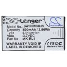 VHBW Senior Mobile Phone Battery for Emporia AK-RL1 - 800 mAh 3.7 V Li-Ion - Smartphone Battery