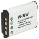 VHBW Sony NP-BX1 battery - 1000 mAh, 3.6 V, Li-Ion