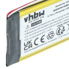 VHBW GPS Akku 361-00051-01, 361-00051-12, 361-00051-02, 361-00051-00 - 1250 mAh 3,7 V Li-Polymer