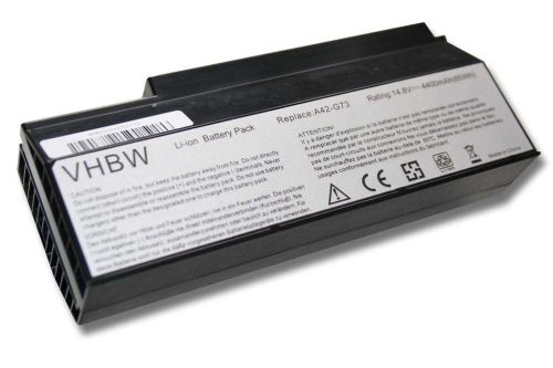 Notebook akkumulátor  Asus 07G016DH1875, 70-NY81B1000Z - 4400 mAh 14,8 V Li-Ion, fekete