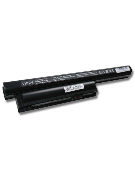 Notebook akkumulátor  Sony VGP-BPS26, VGP-BPS26A, VGP-BPL26 - 4400 mAh 10,8 V Li-Ion, fekete