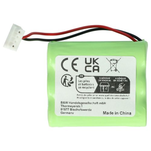 VHBW Battery for AEG GPHC152M07 - 1500 mAh, 7.2 V, NiMH