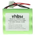 VHBW Battery for AEG GPHC152M07 - 1500 mAh, 7.2 V, NiMH