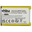 VHBW GPS Battery 360103150 - 1200 mAh 3.7 V Li-Ion