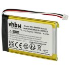 VHBW GPS Battery 360103150 - 1200 mAh 3.7 V Li-Ion
