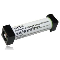   Vezeték nélküli fejhallgató akku Sony BP-HP550, 1-756-316-22, 1-756-316-21 - 700 mAh 1,2 V NiMH