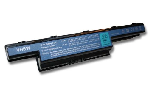 Notebook akkumulátor  Acer AS10D31, AS10D3E, 31CR19/652, 934T2078F - 6600 mAh 11,1 V Li-Ion, fekete