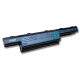 Notebook akkumulátor  Acer AS10D31, AS10D3E, 31CR19/652, 934T2078F - 6600 mAh 11,1 V Li-Ion, fekete
