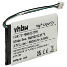 VHBW GPS Akku 761NH50371W - 1300 mAh 3,7 V Li-Polymer