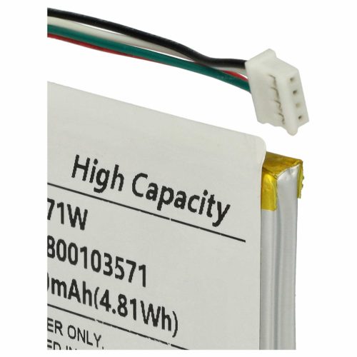 VHBW GPS Akku 761NH50371W - 1300 mAh 3,7 V Li-Polymer