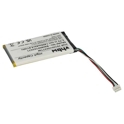 VHBW GPS Akku 761NH50371W - 1300 mAh 3,7 V Li-Polymer