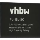 Videokamera akkumulátor Aiptek 055-höz - 700 mAh 3,7 V Li-Ion