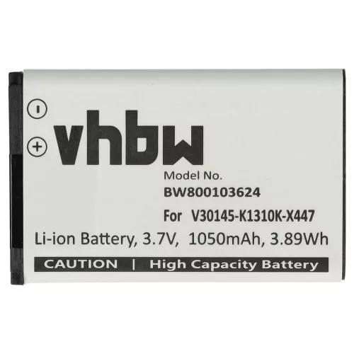 VHBW Vezetékes telefon akku Siemens V30145-K1310K-X447-hez - 1050 mAh 3,7 V Li-Ion