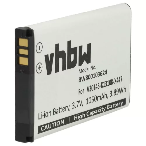 VHBW Vezetékes telefon akku Siemens V30145-K1310K-X447-hez - 1050 mAh 3,7 V Li-Ion