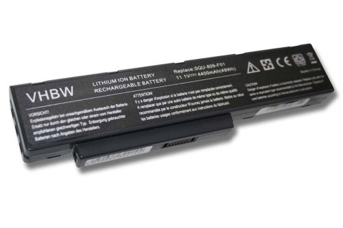 Notebook akkumulátor  2C.20770.001, 2C.20770.011, 2C.20C30.001 - 4400 mAh 11,1 V Li-Ion, fekete