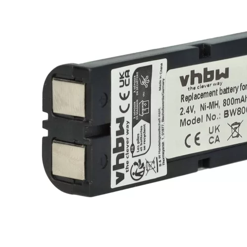 VHBW Vezetékes telefon akku a 86420, BT-1009, HHR-P105, CPH-508, BBTG0658001 telefonokhoz - 800 mAh 2,4 V NiMH