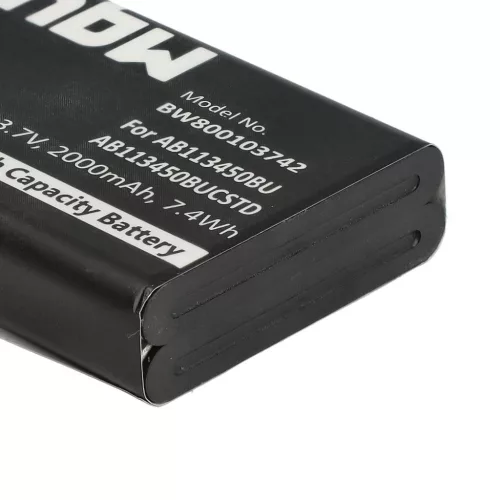 VHBW Mobile Phone Battery Samsung AB113450BU, AB113450BUCSTD - 2000 mAh 3.7 V Li-Ion