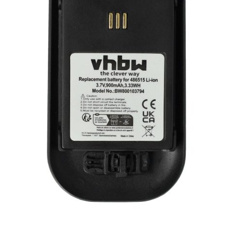 Vezetékes telefon akku a 0486515, 3BN78404AA, 660190/R1A, 660190/R1AA telefonokhoz - 900 mAh 3,7 V Li-Ion