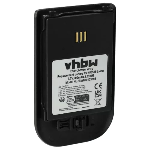 VHBW Festnetztelefon Akku für 0486515, 3BN78404AA, 660190/R1A, 660190/R1AA Telefone - 900 mAh 3,7 V Li-Ion