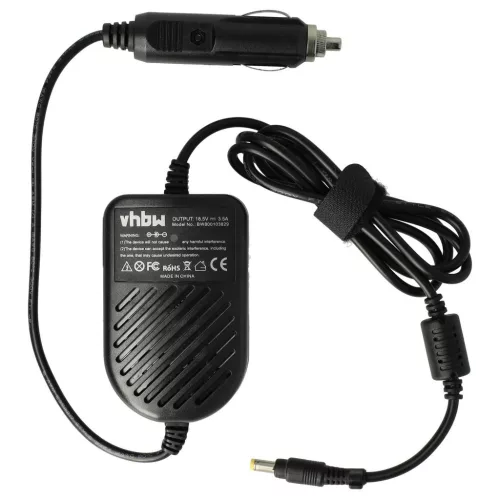 VHBW Car Charger for HP 101898-001, 101880-001, 120765-001, 159224-001, 146594-001 Notebooks - 3.5 A