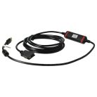 VHBW Programozó kábel Omron USB-CN226, CS1W-CS114, CS1W-CN226 helyett - 15,2 cm