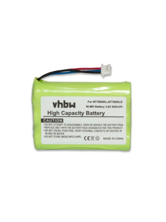 Vezetékes telefon akku NT7B65LD, NT7B65KL, CPH-464Q3S - 800 mAh 3,6 V NiMH