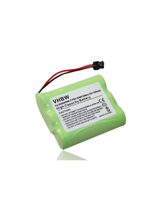 Vezetékes telefon akku a BT-905, BP-T18, BP-T24, BT-15, AAx3, BT-800 telefonokhoz - 1300 mAh 3,6 V NiMH