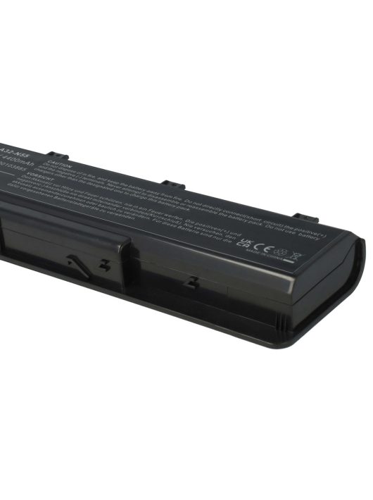 Notebook akkumulátor  Asus A32-N55, 07G016HY1875 - 4400 mAh 11,1 V Li-Ion, fekete