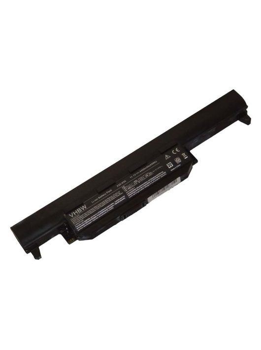 Notebook akkumulátor  Asus A33-K55, A32-K55, A41-K55 - 4400 mAh 11,1 V Li-Ion, fekete