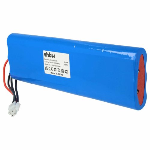 VHBW Rasenmäher Akku Husqvarna 1128621-01, 112862101, 112862101/6 - 3000 mAh 18 V NiMH, blau - Gartengerät