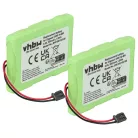VHBW Kabelloser Telefonakku Siemens T325, NS3109, GPF6M3BMX, 3QNF3550 - 500 mAh 3,6 V NiMH