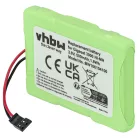 VHBW Kabelloser Telefonakku Siemens T325, NS3109, GPF6M3BMX, 3QNF3550 - 500 mAh 3,6 V NiMH