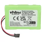 VHBW Telefon Akku Siemens T325, NS3109, GPF6M3BMX, 3QNF3550 - 500 mAh 3,6 V NiMH