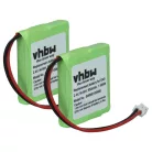 VHBW Wired Phone Battery Siemens S30852-D1751-X1 - 650 mAh 2.4 V NiMH