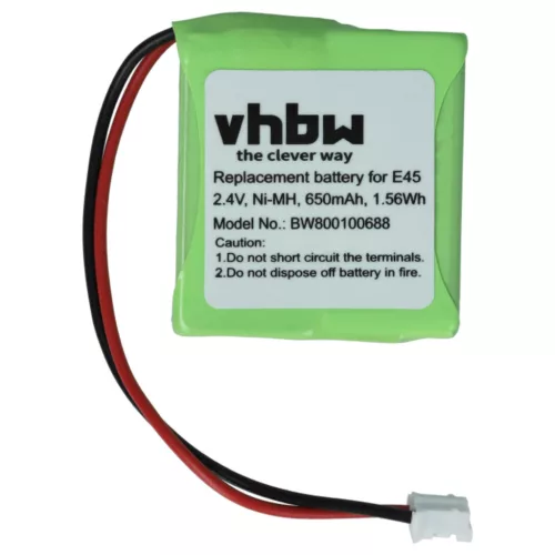 VHBW Wired Phone Battery Siemens S30852-D1751-X1 - 650 mAh 2.4 V NiMH