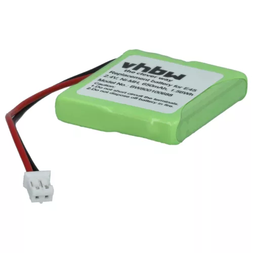 VHBW Wired Phone Battery Siemens S30852-D1751-X1 - 650 mAh 2.4 V NiMH