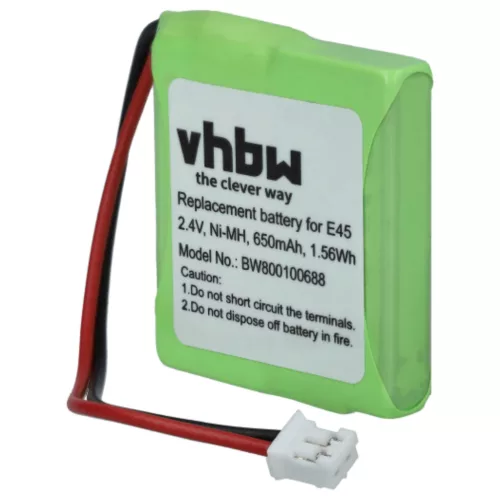 VHBW Battery Siemens S30852-D1751-X1 - 650 mAh 2.4 V NiMH