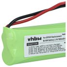 VHBW Battery GPHC05RN01, GP1010, VT50AAAALH2BMJZ - 500 mAh 2.4 V NiMH