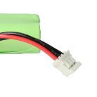 VHBW Vezeték nélküli telefon akkumulátor H-AAA500X2 - 700 mAh 2,4 V NiMH