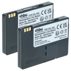   VHBW Akku für Siemens BA-510, S30852-D1752-X1 - 700 mAh 3,7 V Li-Ion