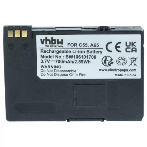 VHBW Akku für Siemens BA-510, S30852-D1752-X1 - 700 mAh 3,7 V Li-Ion