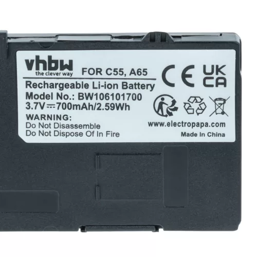 VHBW Akku für Siemens BA-510, S30852-D1752-X1 - 700 mAh 3,7 V Li-Ion