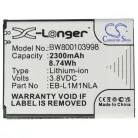 VHBW Mobile Phone Battery Samsung EB-L1M1NLA - 2300 mAh 3.8 V Li-Ion