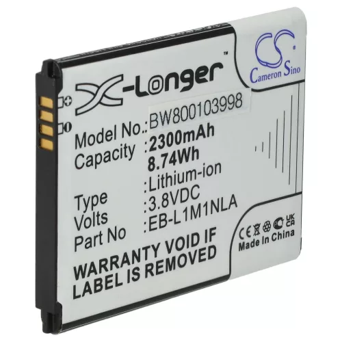 VHBW Mobile Phone Battery Samsung EB-L1M1NLA - 2300 mAh 3.8 V Li-Ion