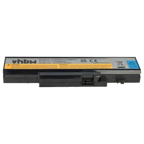 VHBW Notebook Battery Lenovo L10P6F01, 57Y6626, 57Y6625, L10S6F01 - 4400 mAh 11.1 V Li-Ion, black